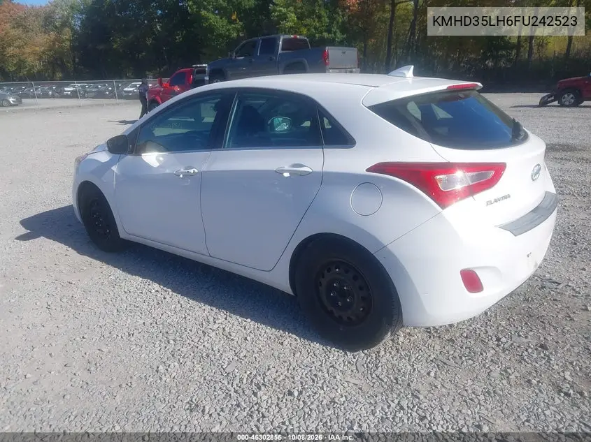 2015 HYUNDAI ELANTRA VIN KMHD35LH6FU242523 — фото 3