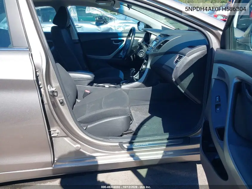 2015 HYUNDAI ELANTRA VIN 5NPDH4AE0FH586304 — фото 5