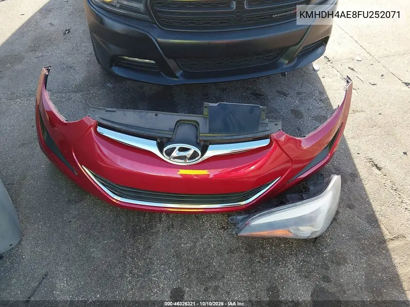 2015 HYUNDAI ELANTRA VIN KMHDH4AE8FU252071 — фото 12
