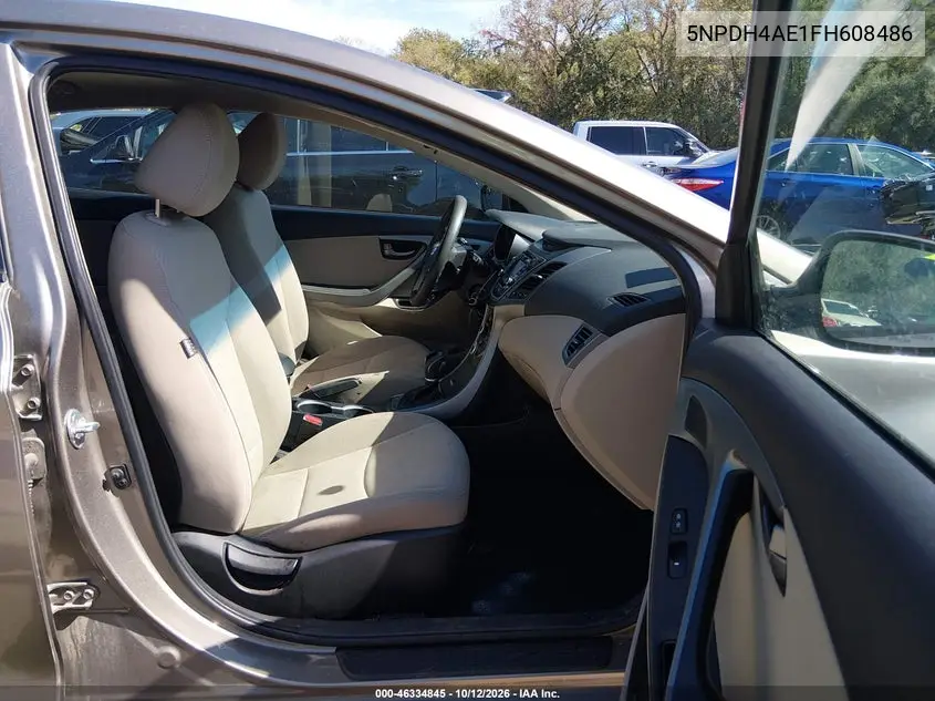 2015 HYUNDAI ELANTRA VIN 5NPDH4AE1FH608486 — фото 5