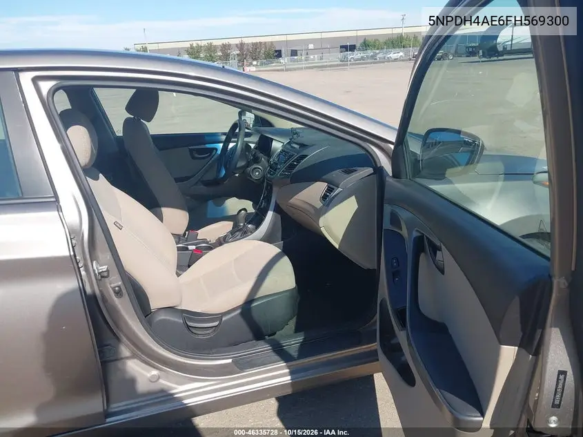 2015 HYUNDAI ELANTRA VIN 5NPDH4AE6FH569300 — фото 5