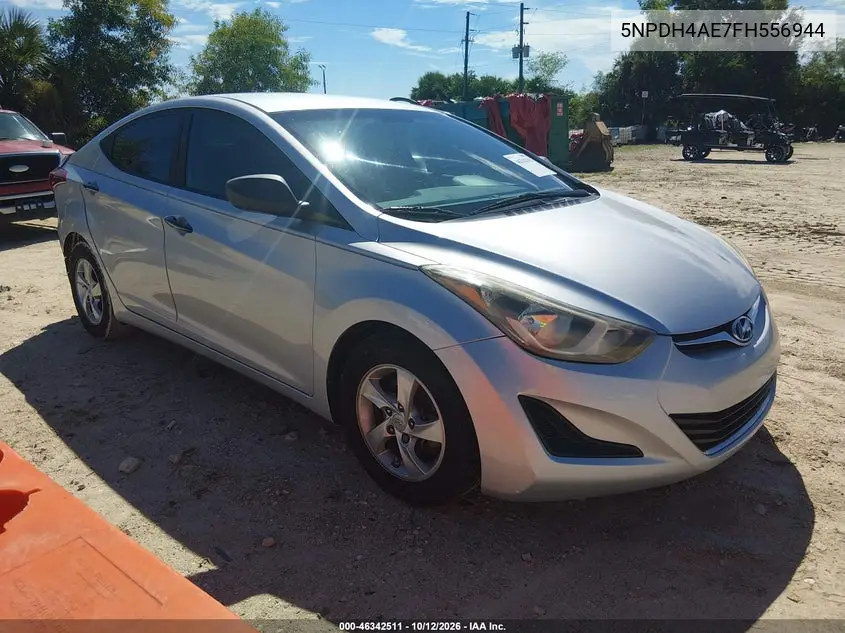 HYUNDAI ELANTRA 2015, VIN 5NPDH4AE7FH556944