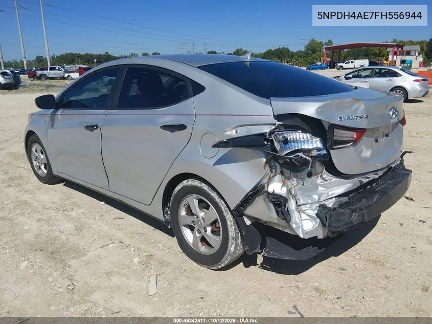 2015 HYUNDAI ELANTRA VIN 5NPDH4AE7FH556944 — фото 3