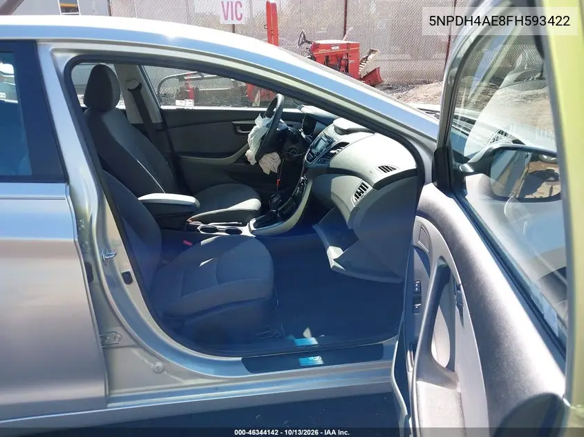 2015 HYUNDAI ELANTRA VIN 5NPDH4AE8FH593422 — фото 5