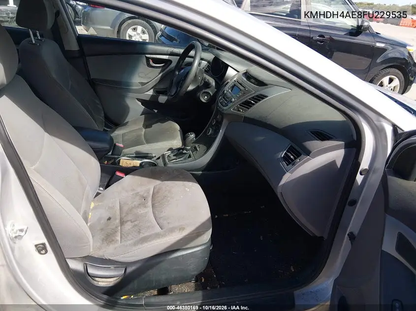 2015 HYUNDAI ELANTRA VIN KMHDH4AE8FU229535 — фото 5