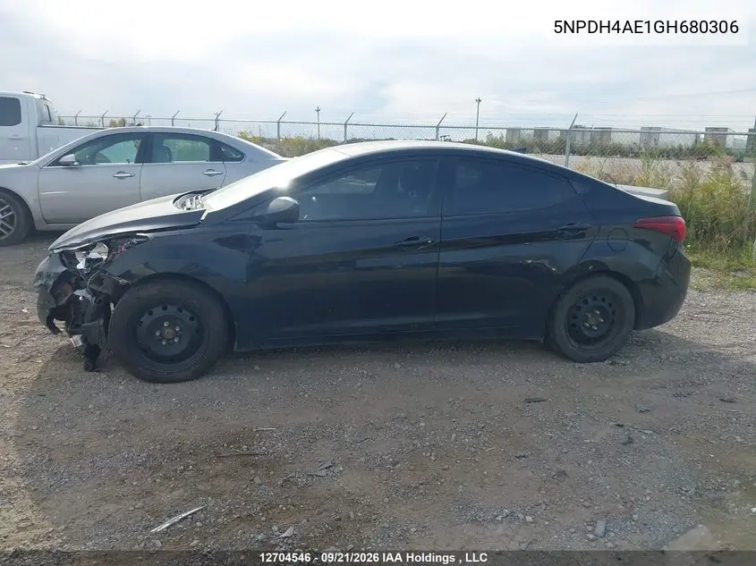 2016 HYUNDAI ELANTRA VIN 5NPDH4AE1GH680306 — фото 13