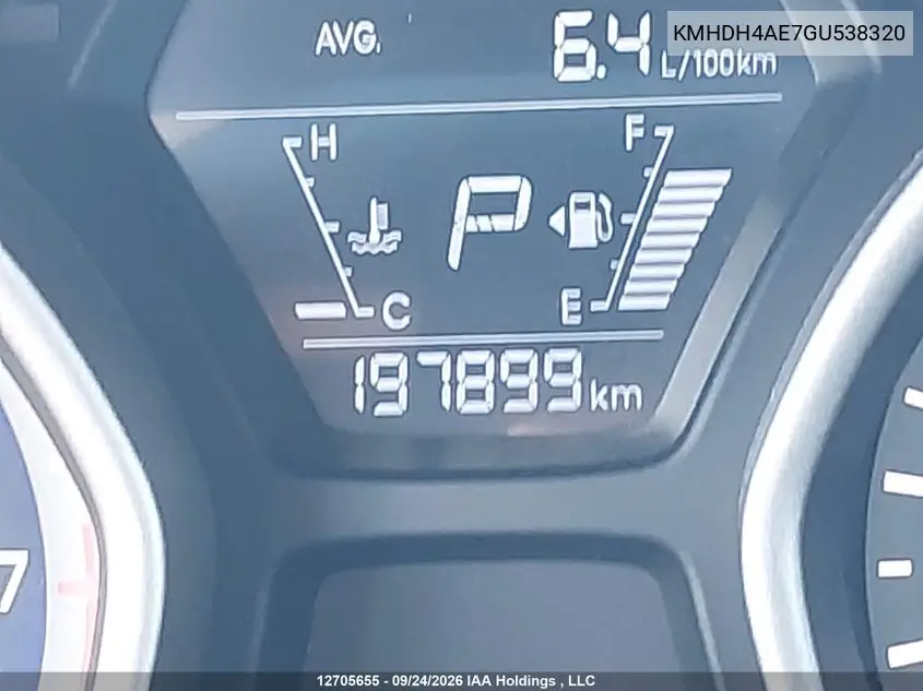 2016 HYUNDAI ELANTRA VIN KMHDH4AE7GU538320 — фото 16