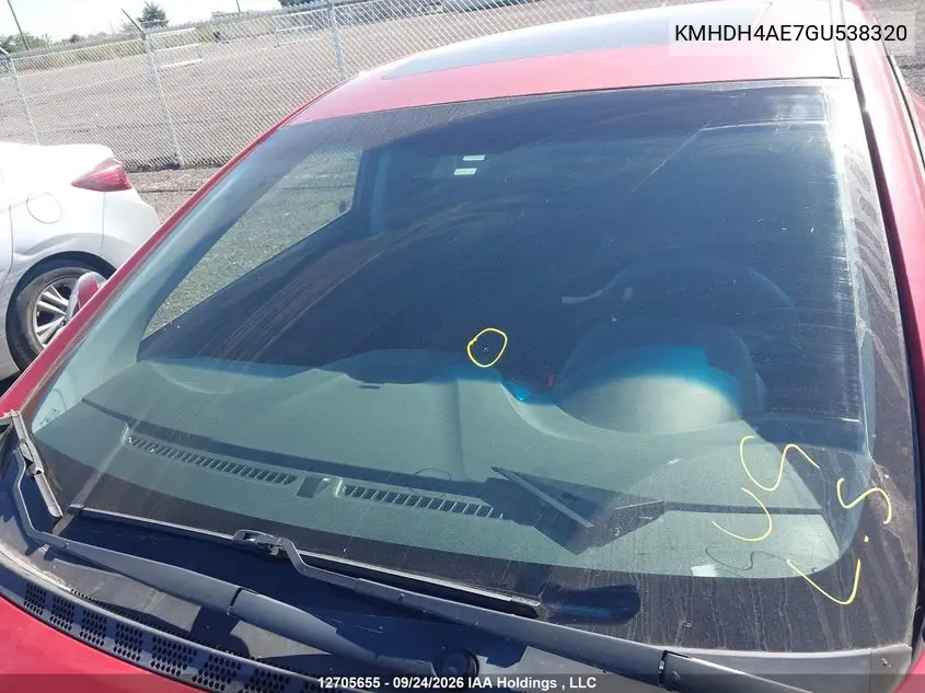 2016 HYUNDAI ELANTRA VIN KMHDH4AE7GU538320 — фото 18