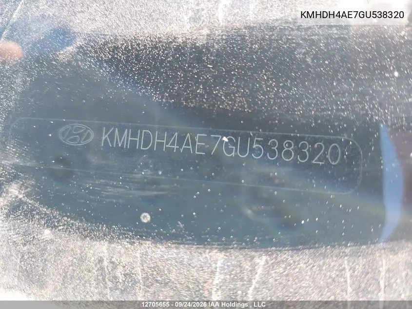 2016 HYUNDAI ELANTRA VIN KMHDH4AE7GU538320 — фото 19