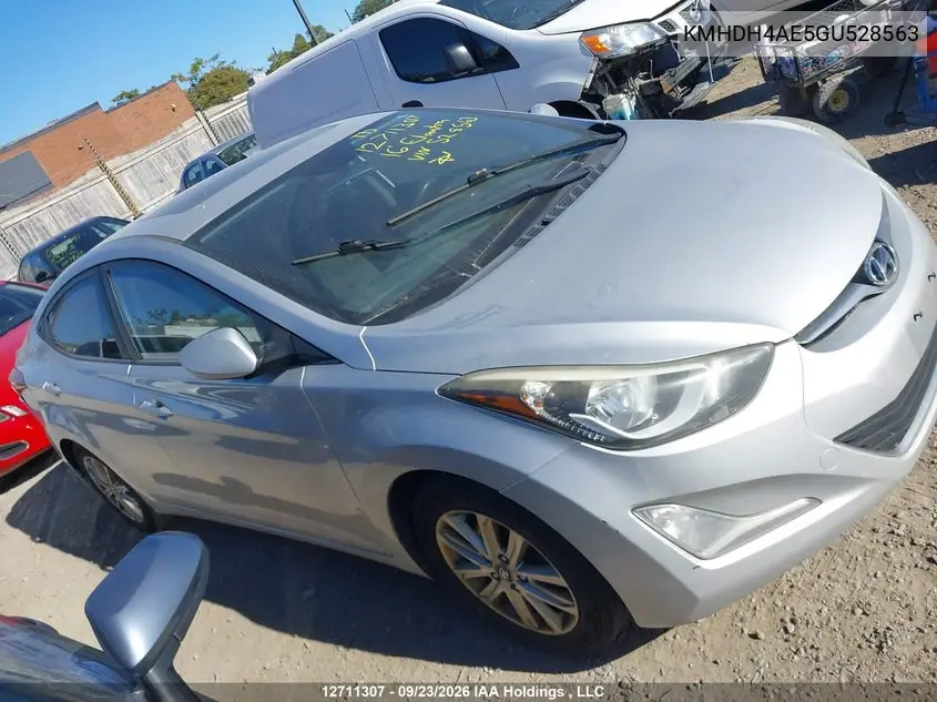 2016 HYUNDAI ELANTRA VIN KMHDH4AE5GU528563 — фото 14