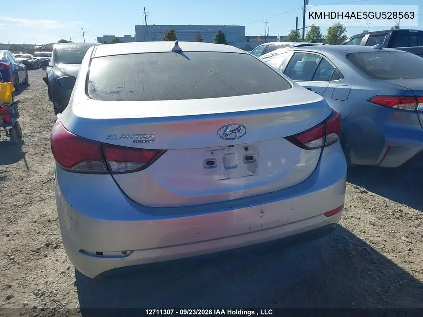 2016 HYUNDAI ELANTRA VIN KMHDH4AE5GU528563 — фото 17