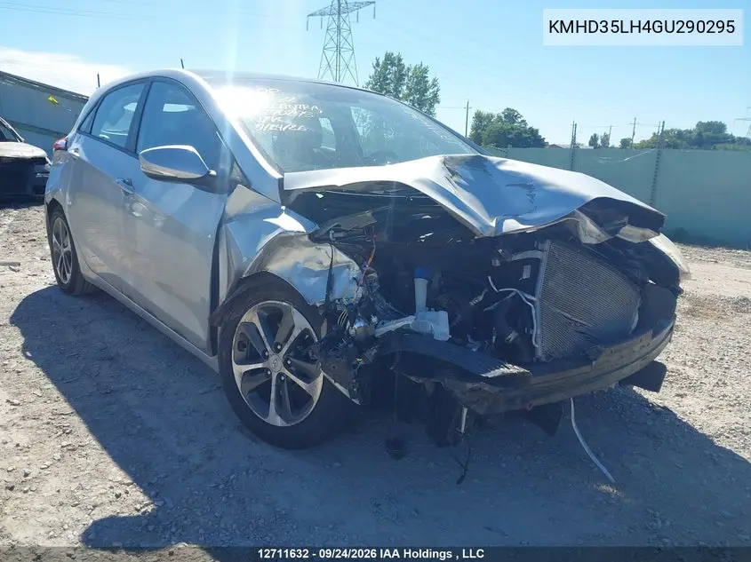 2016 HYUNDAI ELANTRA VIN KMHD35LH4GU290295 — фото 6