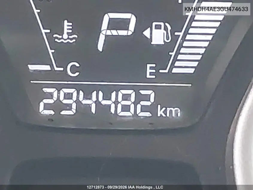 2016 HYUNDAI ELANTRA VIN KMHDH4AE3GU474633 — фото 16