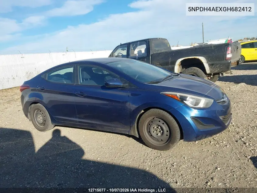 2016 HYUNDAI ELANTRA VIN 5NPDH4AEXGH682412 — фото 13