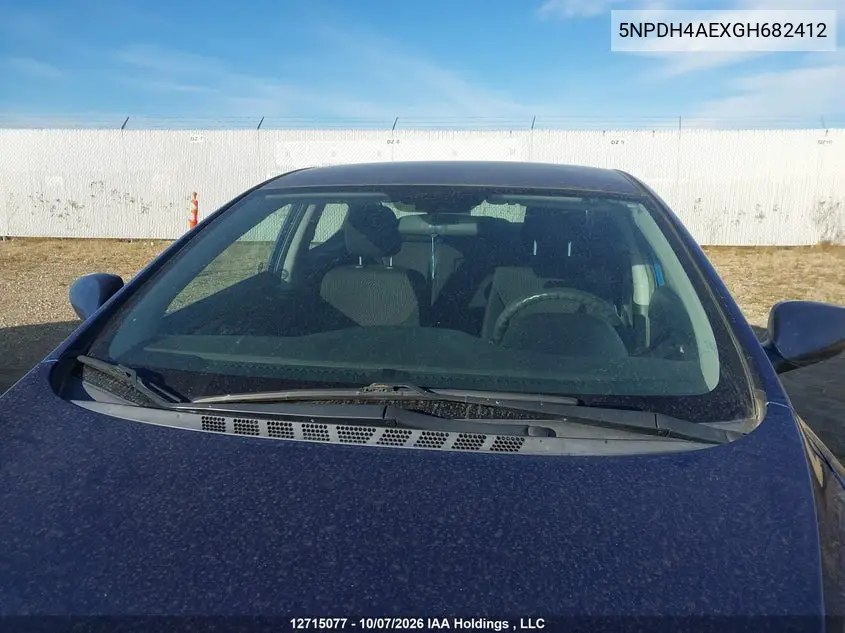 2016 HYUNDAI ELANTRA VIN 5NPDH4AEXGH682412 — фото 17