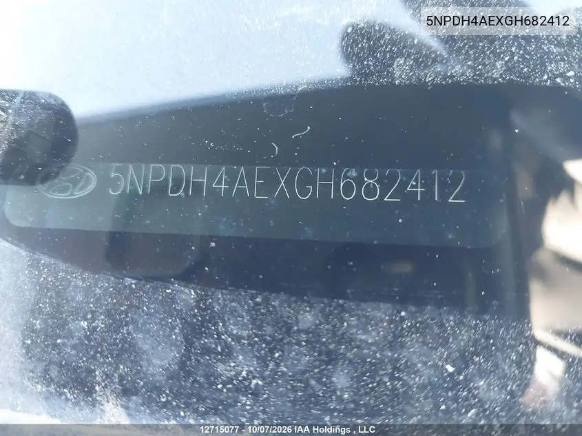 2016 HYUNDAI ELANTRA VIN 5NPDH4AEXGH682412 — фото 19