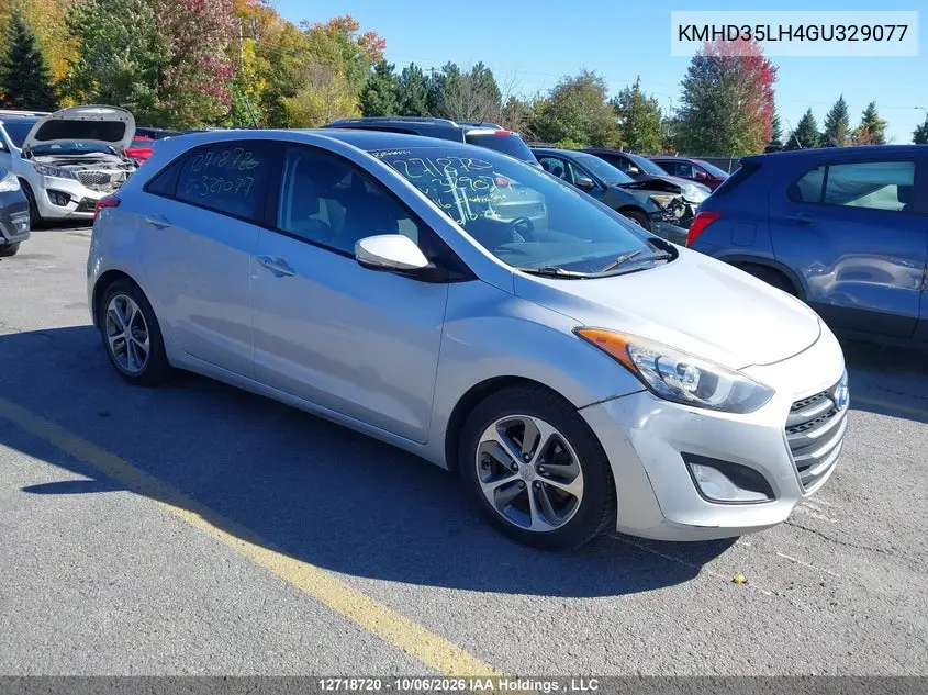HYUNDAI ELANTRA 2016, VIN KMHD35LH4GU329077