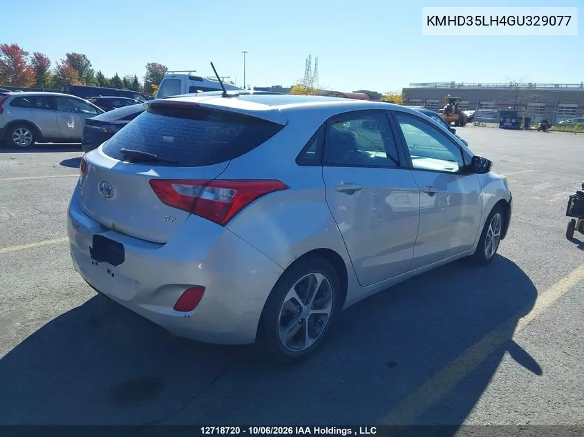 2016 HYUNDAI ELANTRA VIN KMHD35LH4GU329077 — фото 4