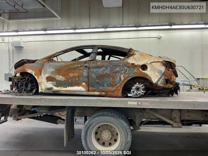 2016 HYUNDAI ELANTRA VIN KMHDH4AE3GU630721 — фото 5