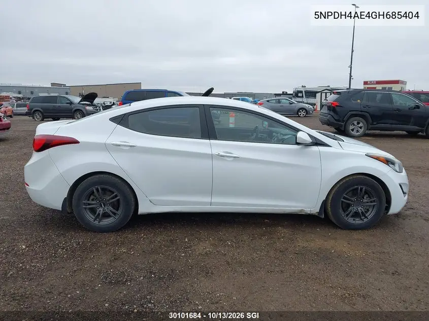 2016 HYUNDAI ELANTRA VIN 5NPDH4AE4GH685404 — фото 13