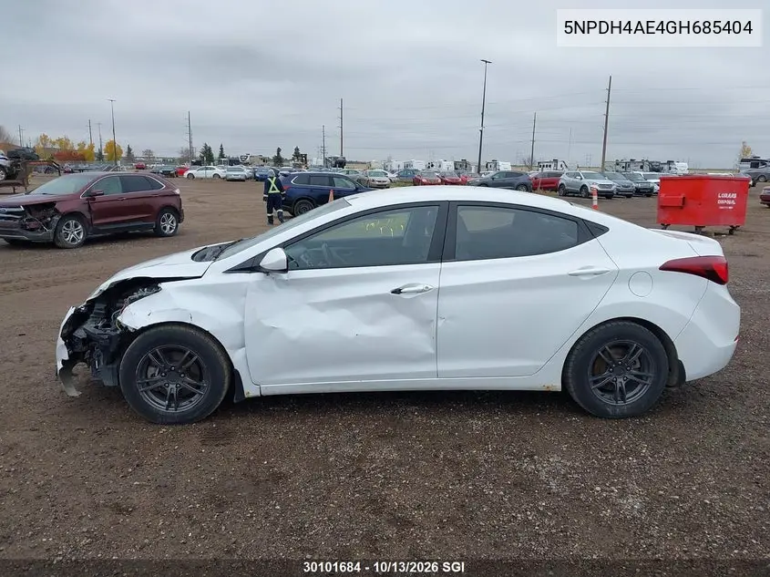 2016 HYUNDAI ELANTRA VIN 5NPDH4AE4GH685404 — фото 14