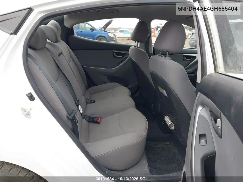 2016 HYUNDAI ELANTRA VIN 5NPDH4AE4GH685404 — фото 8