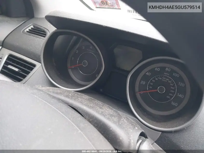 2016 HYUNDAI ELANTRA VIN KMHDH4AE5GU579514 — фото 7