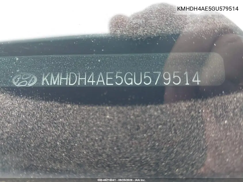 2016 HYUNDAI ELANTRA VIN KMHDH4AE5GU579514 — фото 9