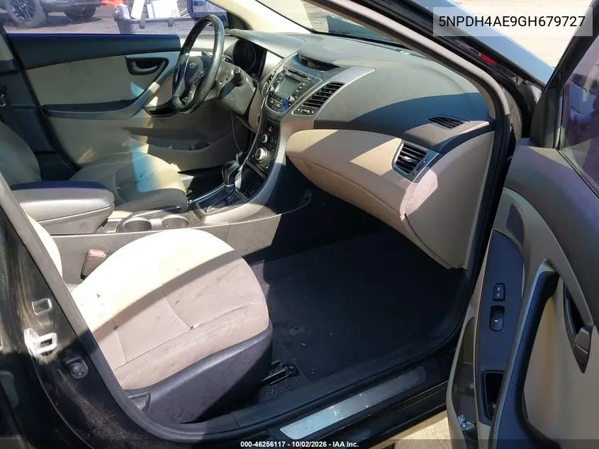 2016 HYUNDAI ELANTRA VIN 5NPDH4AE9GH679727 — фото 5