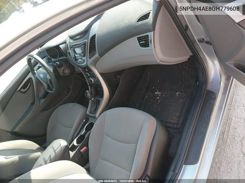 2016 HYUNDAI ELANTRA VIN 5NPDH4AE8GH779608 — фото 5