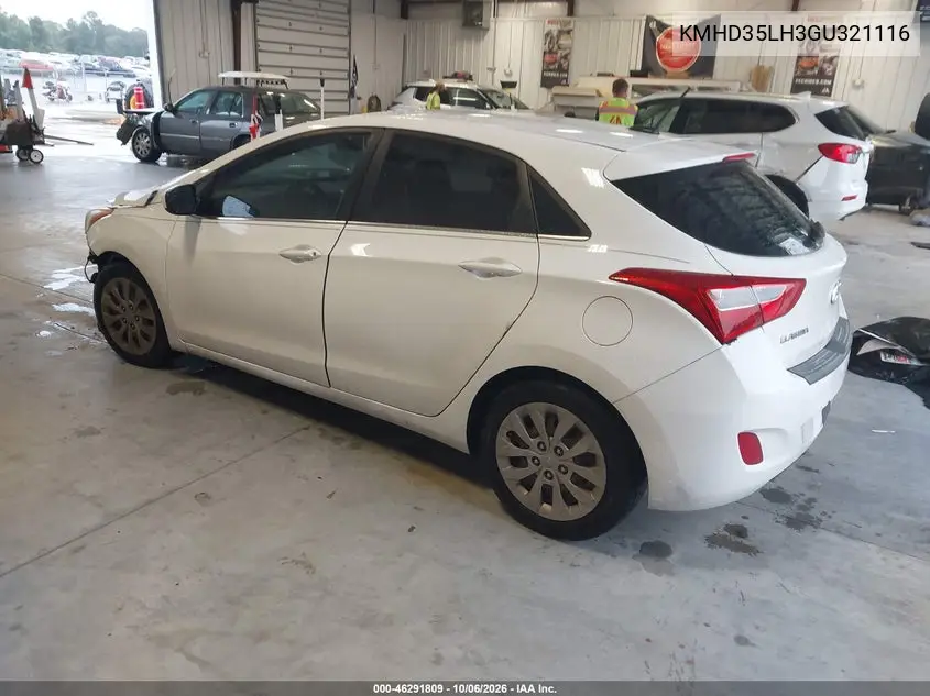 2016 HYUNDAI ELANTRA VIN KMHD35LH3GU321116 — фото 3