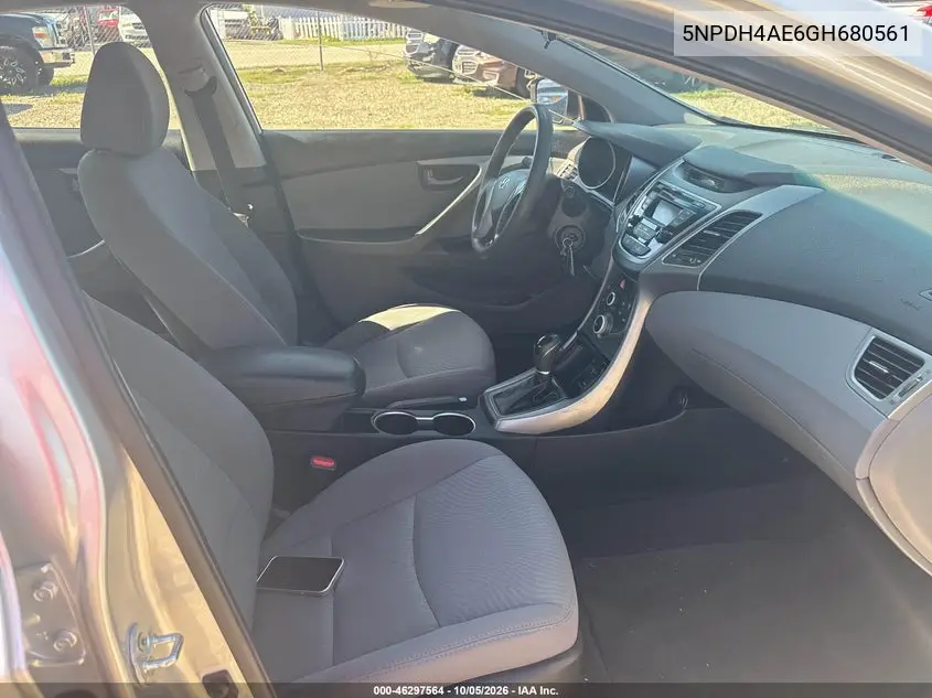 2016 HYUNDAI ELANTRA VIN 5NPDH4AE6GH680561 — фото 5