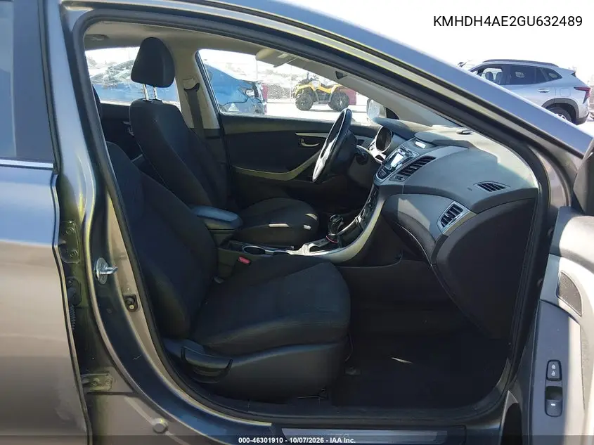 2016 HYUNDAI ELANTRA VIN KMHDH4AE2GU632489 — фото 5