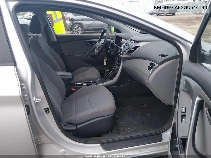 2016 HYUNDAI ELANTRA VIN KMHDH4AE2GU544140 — фото 5
