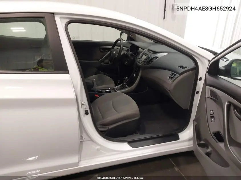 2016 HYUNDAI ELANTRA VIN 5NPDH4AE8GH652924 — фото 5