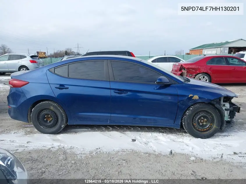 2017 HYUNDAI ELANTRA VIN 5NPD74LF7HH130201 — фото 13