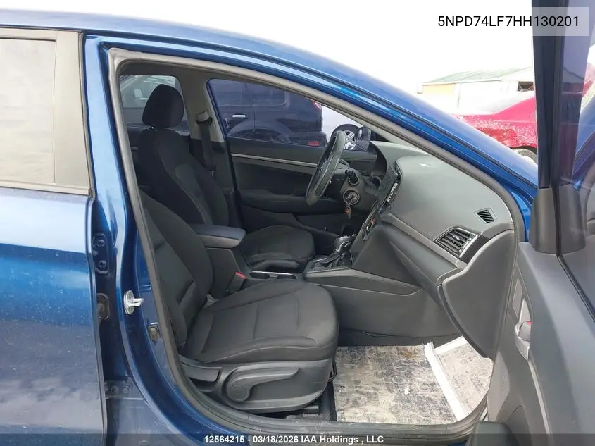2017 HYUNDAI ELANTRA VIN 5NPD74LF7HH130201 — фото 5