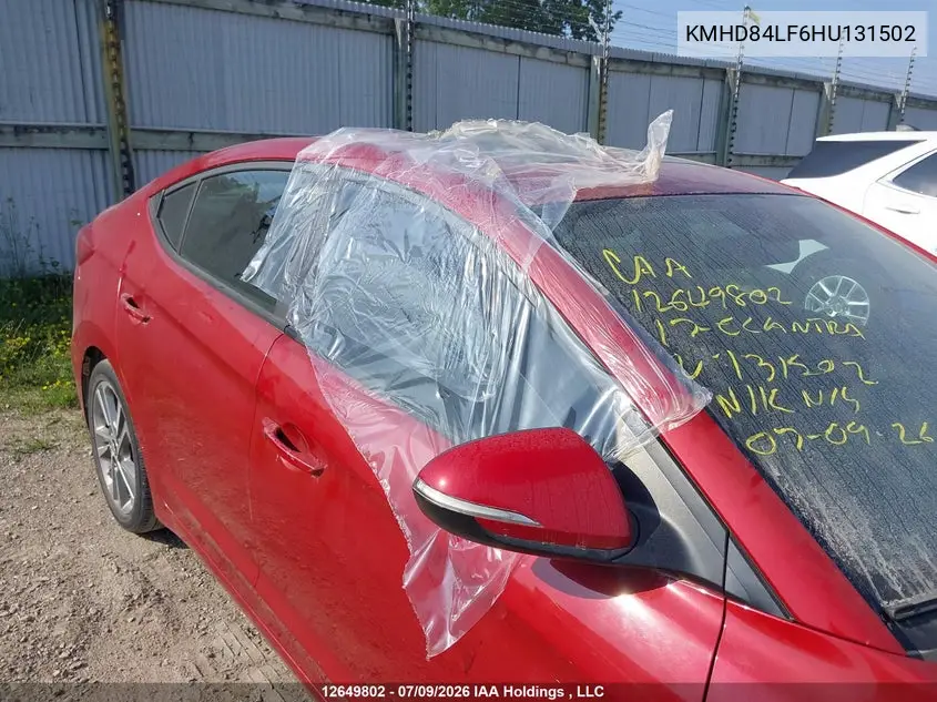 2017 HYUNDAI ELANTRA VIN KMHD84LF6HU131502 — фото 19