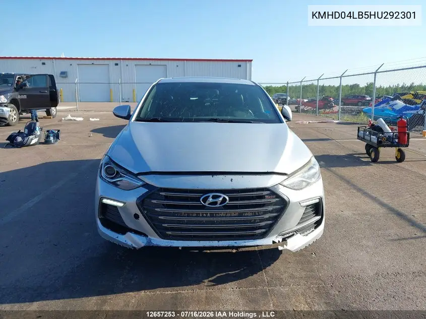 2017 HYUNDAI ELANTRA VIN KMHD04LB5HU292301 — фото 11
