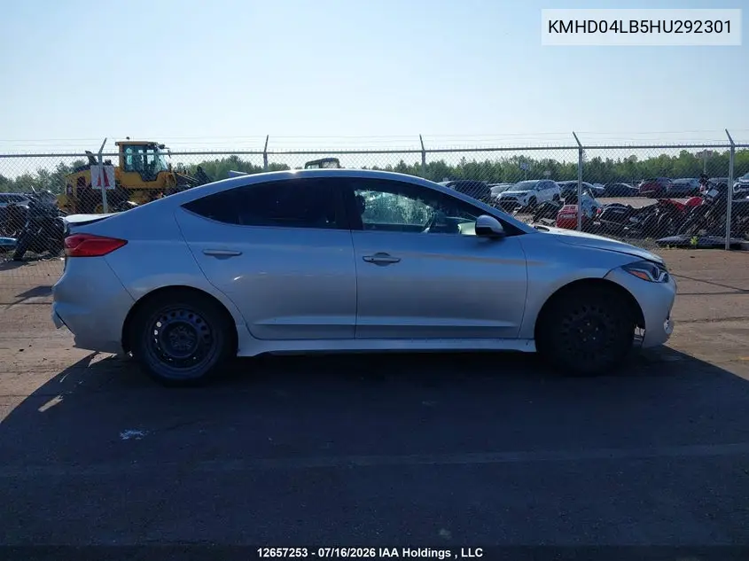 2017 HYUNDAI ELANTRA VIN KMHD04LB5HU292301 — фото 12