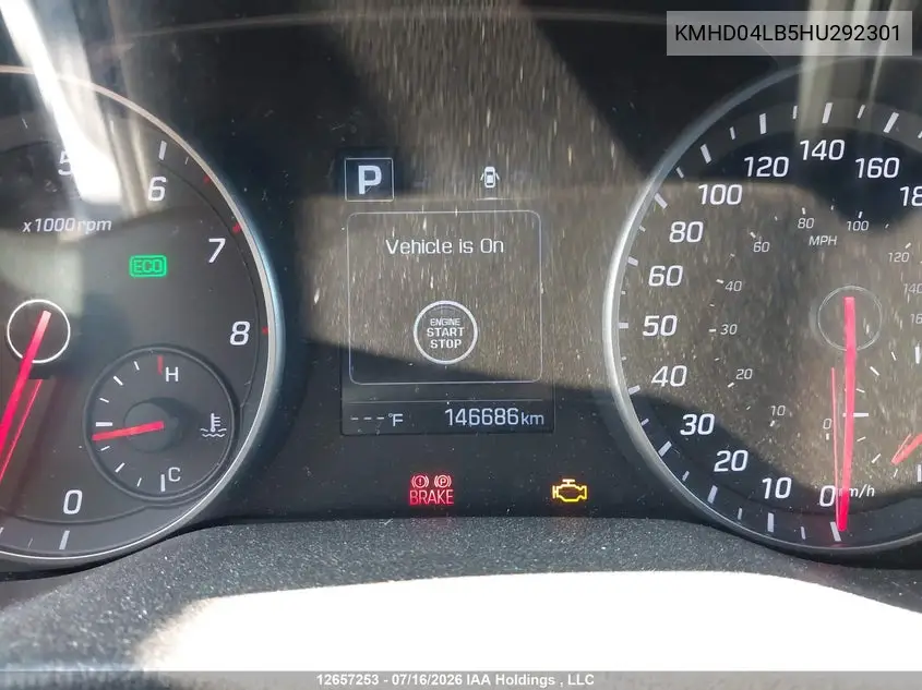 2017 HYUNDAI ELANTRA VIN KMHD04LB5HU292301 — фото 14
