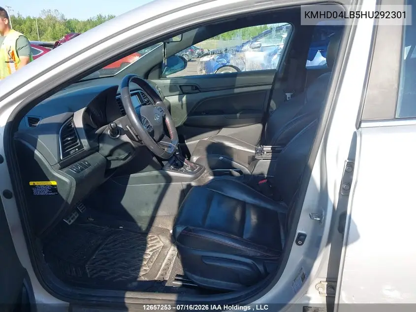 2017 HYUNDAI ELANTRA VIN KMHD04LB5HU292301 — фото 18