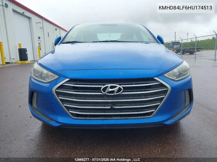 2017 HYUNDAI ELANTRA VIN KMHD84LF6HU174513 — фото 13