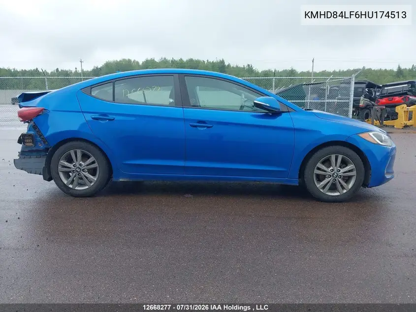 2017 HYUNDAI ELANTRA VIN KMHD84LF6HU174513 — фото 14