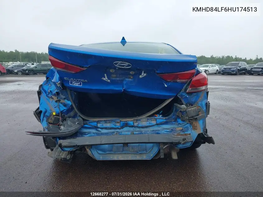 2017 HYUNDAI ELANTRA VIN KMHD84LF6HU174513 — фото 17