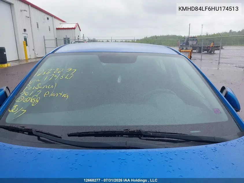 2017 HYUNDAI ELANTRA VIN KMHD84LF6HU174513 — фото 18