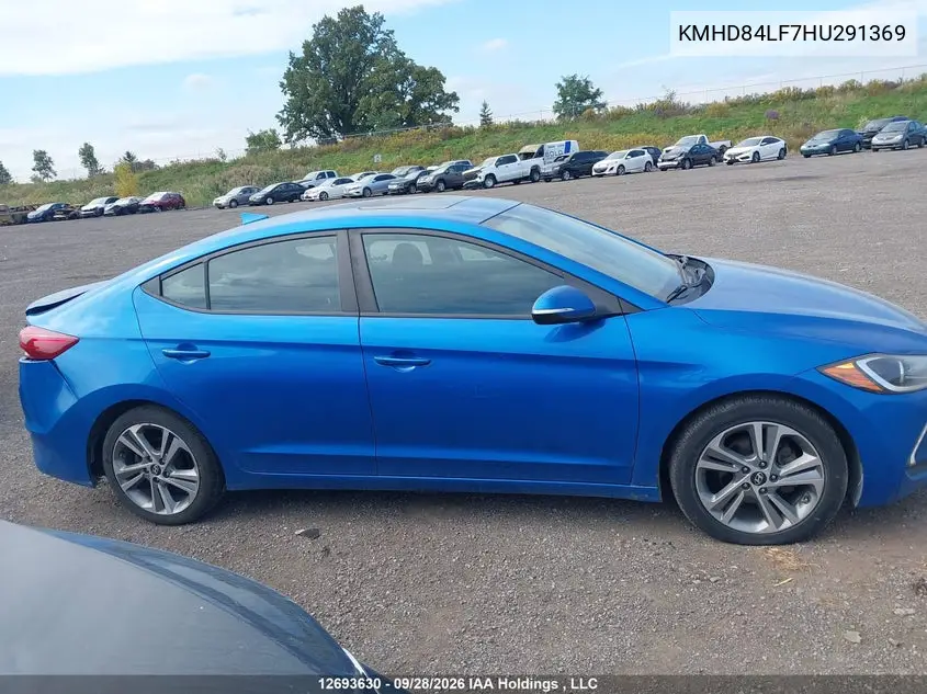 2017 HYUNDAI ELANTRA VIN KMHD84LF7HU291369 — фото 13