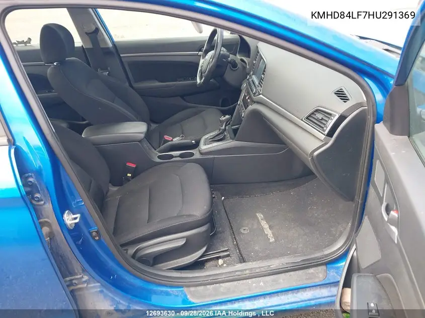2017 HYUNDAI ELANTRA VIN KMHD84LF7HU291369 — фото 5