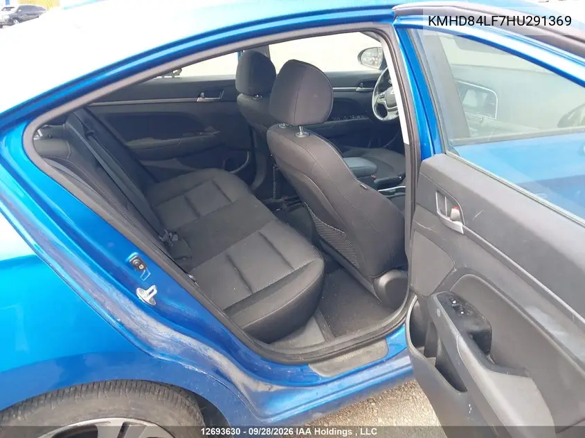 2017 HYUNDAI ELANTRA VIN KMHD84LF7HU291369 — фото 8