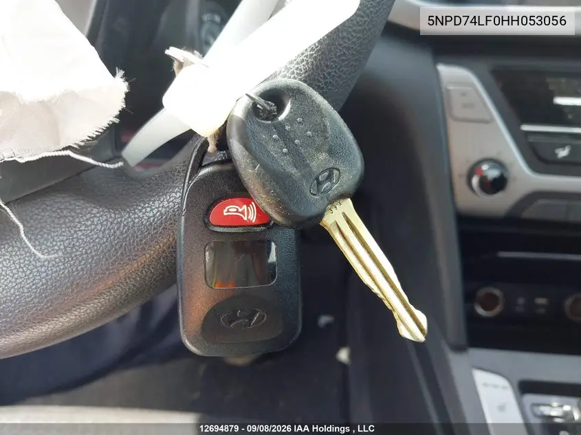 2017 HYUNDAI ELANTRA VIN 5NPD74LF0HH053056 — фото 11